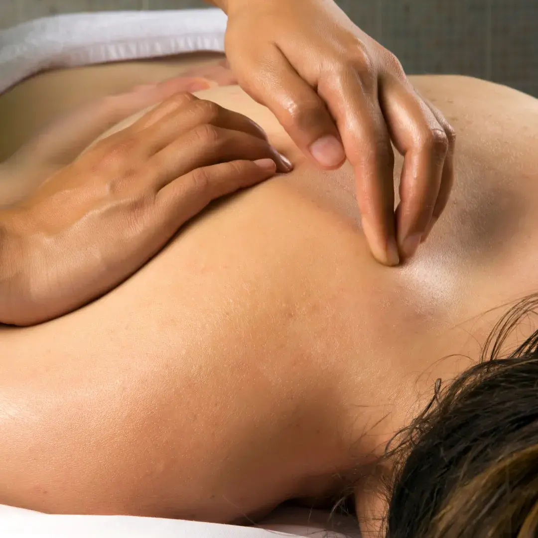 Serene massage room set up for couples massage near Harrisville, Utah at Hyde Beauty & Wellness Spa