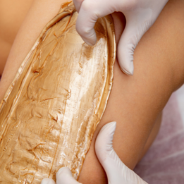 Professional waxing service in progress at Hyde Beauty & Wellness Spa, serving clients from North Ogden, Utah